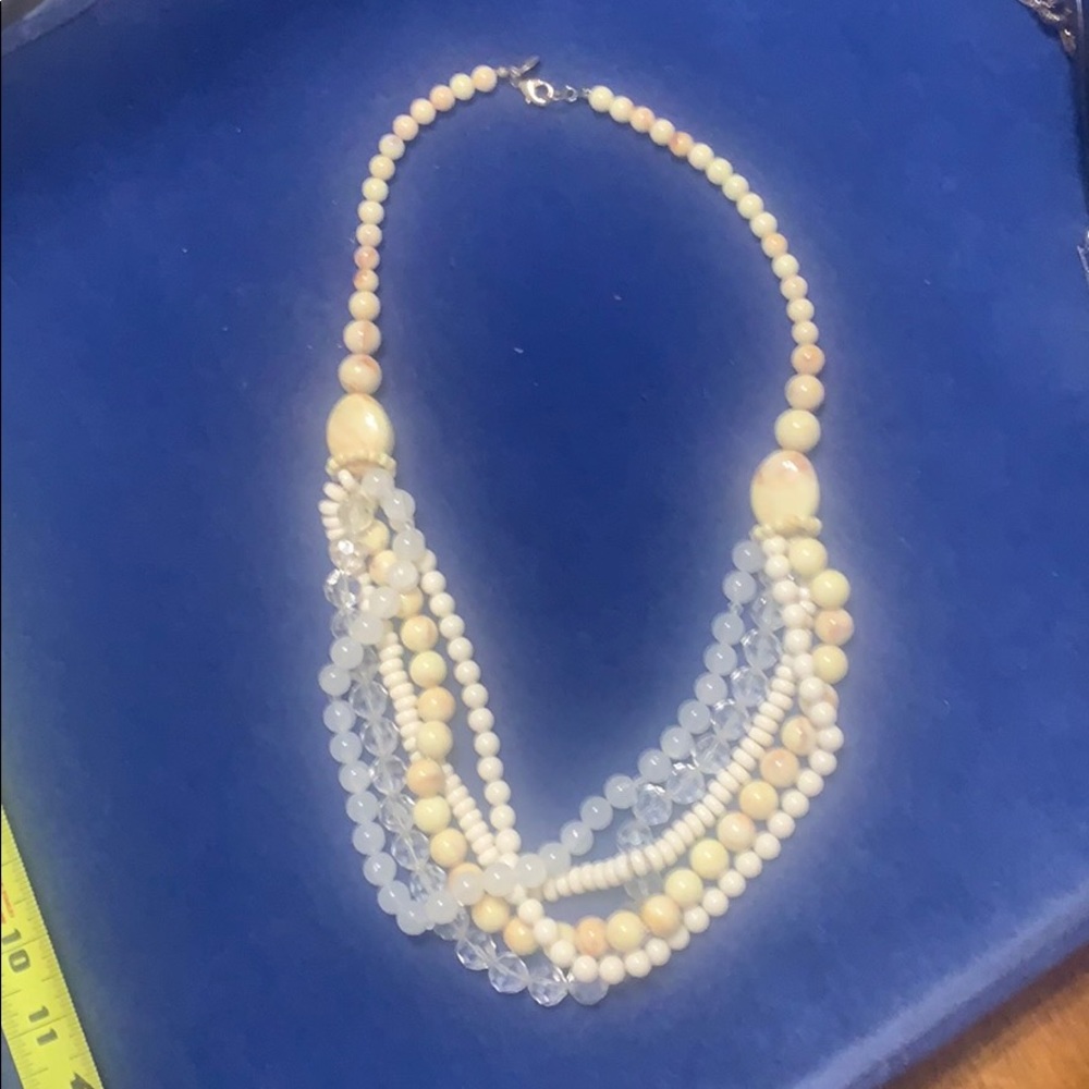 Anthropology statement necklace